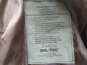 Парка Mil-Tec (тёплая непромокаемая XL) Wet Weather Jacket With Fleece Liner, олива, новая