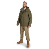 Парка Mil-Tec (тёплая непромокаемая XL) Wet Weather Jacket With Fleece Liner, олива, новая