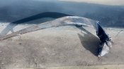 Ціле Велике крило крилатої ракети Х 101 . Довжина 1, 80 м.