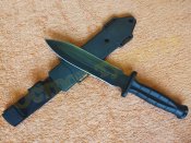 Тактический военный обоюдоострый нож 5518A Black 30 см