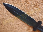 Тактический военный обоюдоострый нож 5518A Black 30 см