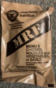 Сухпай MRE США Menu 3