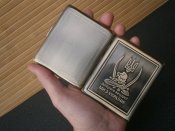 Футляр металевий на 20 сигарет Козак "Доброго вечора Ми з України" UA-18