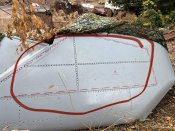 Частина обшивки крила "Аналоговнетного" С-70 «Охотник»