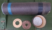 Тубус від пороху СПГ-9, картонний ОГ-9П