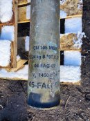 Бронебійний снаряд 105 мм з гільзою