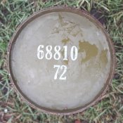 Тубус металевий для пороху арти 155 мм. М4А2. 70 см 1972 р.