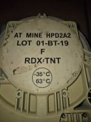 Макет .Французская противотанковая   мина  HPD2 A2.