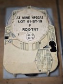 Макет .Французская противотанковая   мина  HPD2 A2.