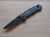 Туристичний Складний викидний ніж Boker Black Cobra з стропорізом,склобоєм,кліпса 20.5см