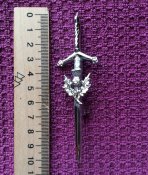 Кілтпін брошка "Меч" Scottish kilt pin