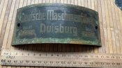 Шильда Deutshe Masсhinenfabrik, що робила бучери