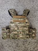 Плитоноска з балістичними вставками velmet perun multicam