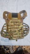 Плитоноска, бронежилет Emersongear мультикам новый без плит.