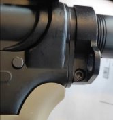 Посилена двостороння антабка на трубу приклада AR-15