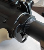 Посилена двостороння антабка на трубу приклада AR-15