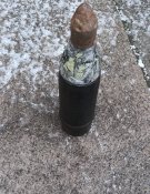 Підарський 122 mm.Шрапнельний снаряд. ЗШ-1