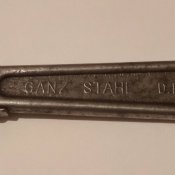 Ganz Stahl D.R.G.M. Einhander 8"