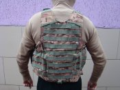 Плитоноска с подсумками для магазинов АК в расцветке МТР (мультикам).
