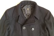 Бушлат чорний Alpha Industries, розмір L