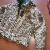 Тепла зимова тактична куртка з капюшоном ММ14. Розмір 52-54