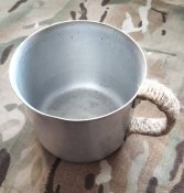Репліка кружки алюм. 0,5л. панцер-гренад. дивізії Вермахта "Гроссдойчланд"