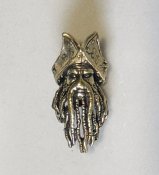 Намистина (бусина) "Octopus Face Pirate King Gold" для плетіння темляків з паракорду