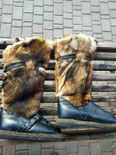 Унты полярника ВВС СССР мех собаки внутри...