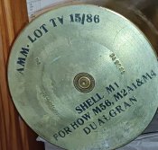 Гильза латунная 105мм