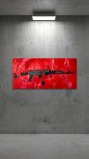 Картина Red 40x85 Акрил