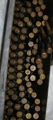 Штатный оригинальный патронный ящик MG-34/42 с лентой на 250 патронов с макетами патронов