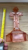 Скляне розпʼяття кінця 19 - початку 20 століття