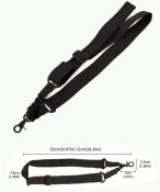 Ремінь одноточковий Black