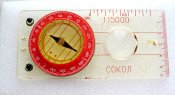 Жидкостный Компас Сокол производства завода Фотоприбор СССР.