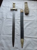 Французский тесак пожарников обр. 1855 года