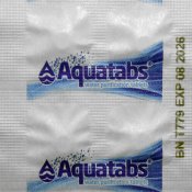 Таблетки для знезараження води Aquatabs 49 мг [ціна за 10 блістерів / 100 пігулок]