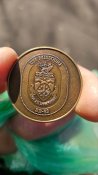 Challenge coin USS Missouri