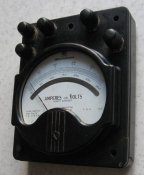 Ампер-вольтметр бакелит Westinghouse USA Ленд-лиз