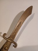 2Ю# Ніж арабський з латуні сувенірний  з Франціі