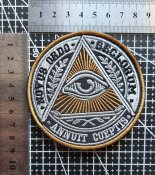 Шеврон Всевидящий глаз God Eye Annuit Coeptis novus ordo seclorum All seeing № 142