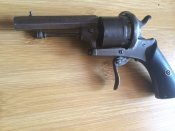 Шпільковий кишеньковий 7 мм револьвер системи Лефоше