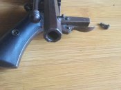 Шпільковий кишеньковий 7 мм револьвер системи Лефоше