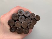 Гільзи 8×50 mm R Mannlicher — Гвинтівка R Mannlicher — Австро-Венгрія. 1915 р. W. 15 штук.