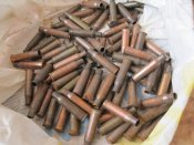 Відстріляні гільзи 7.62х54 125шт.