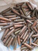 Відстріляні гільзи 7.62х54 125шт.