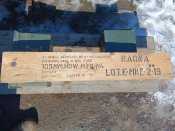 Доска ящика НАТО к зарядам 105мм гаубицы