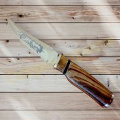 Нож охотничий Медведь Рыбалка сталь 65Х13 с чехлом