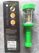 Фонарь hurry bolt hb-2699a с магнитом на батарейках зеленый