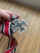 Рицарський хрест з дубовим листям та стрічкою