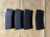 4 магазини на AR-15 30-ти зарядні Magpul (Оригінал) з 1 грн